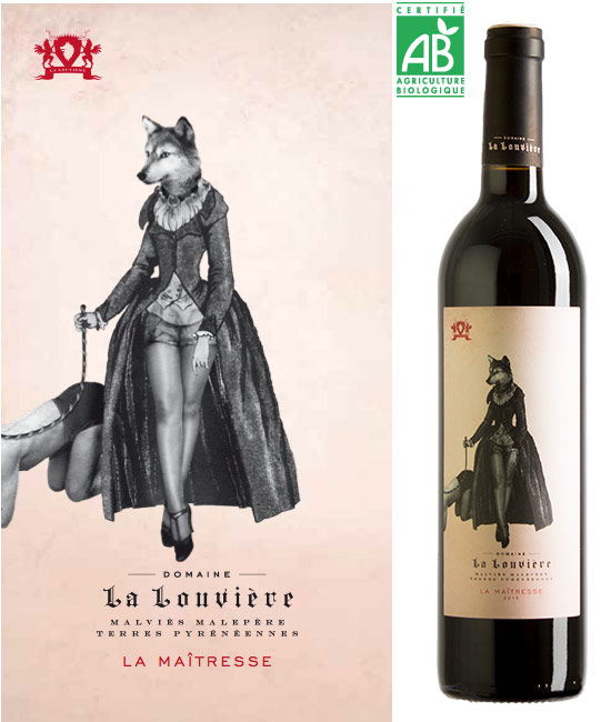 La Maitresse, Domaine La Louvière, AOP Malepère