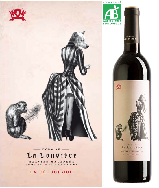 La Séductrice, Domaine La Louvière, AOP Malepère