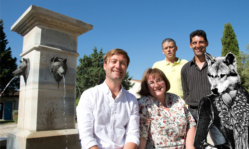 Domaine la Louvière team